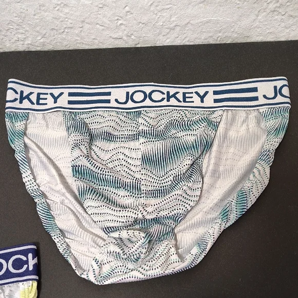 2 Pieces Jockey Microfiber Active Men’s Sport Brief Size Large  multicoloured - Picture 10 of 12